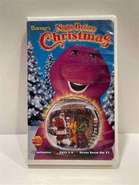 Barney&39;s Night Before Christmas (1999)3. . Barneys night before christmas vhs
